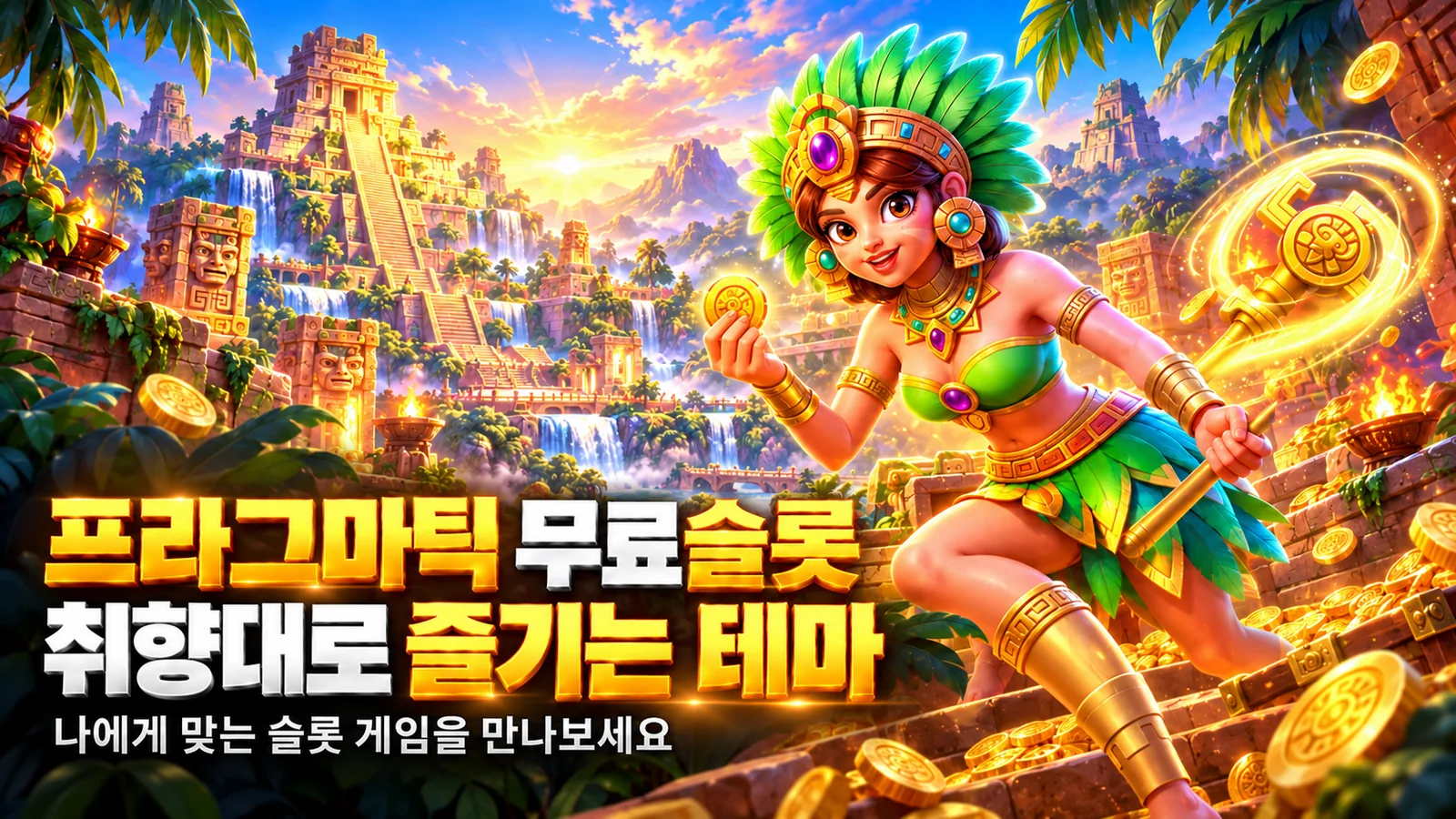 프라그마틱 무료슬롯 - 취향대로 즐기는 테마 (아즈텍 테마)